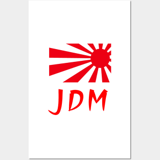 JDM Flag (Smaller) Posters and Art